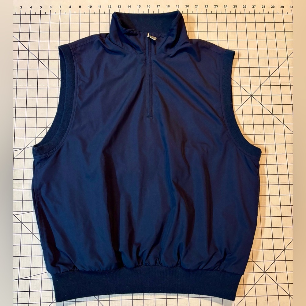 Brooks Brothers Country Club Men’s Small Navy‎ 1/4 Zip Vest